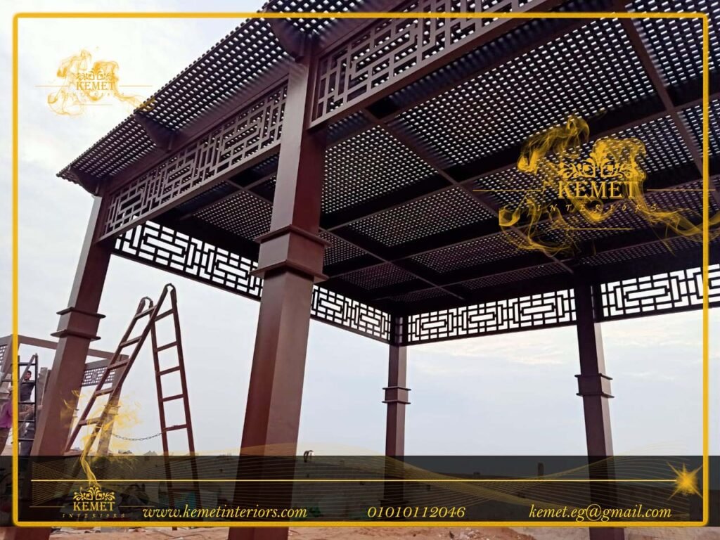 برجولات خشب للحدائق والاسطح