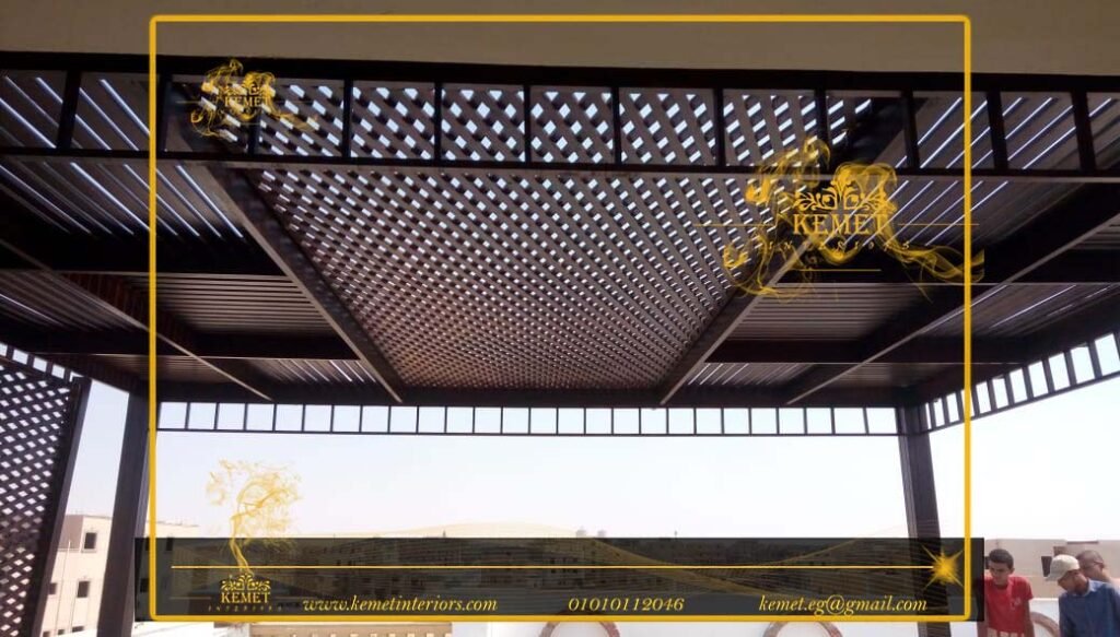 برجولات خشب للحدائق والاسطح