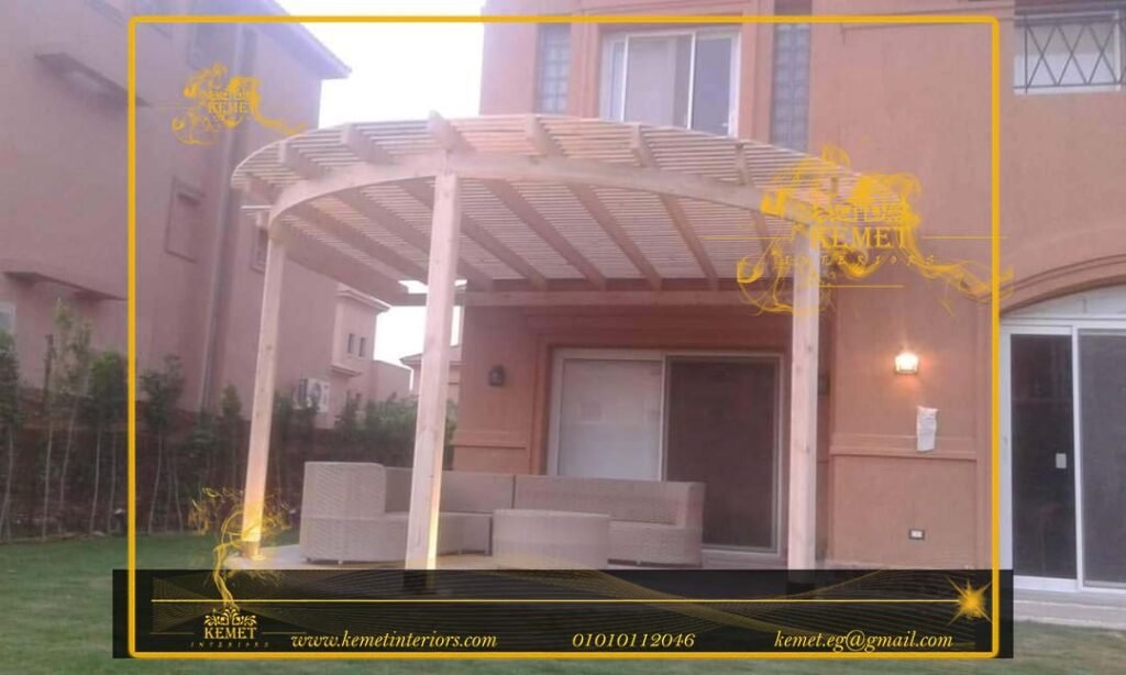 برجولات خشب للحدائق والاسطح