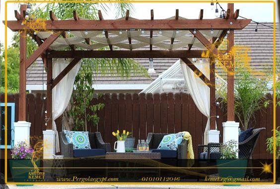 برجولات خشب